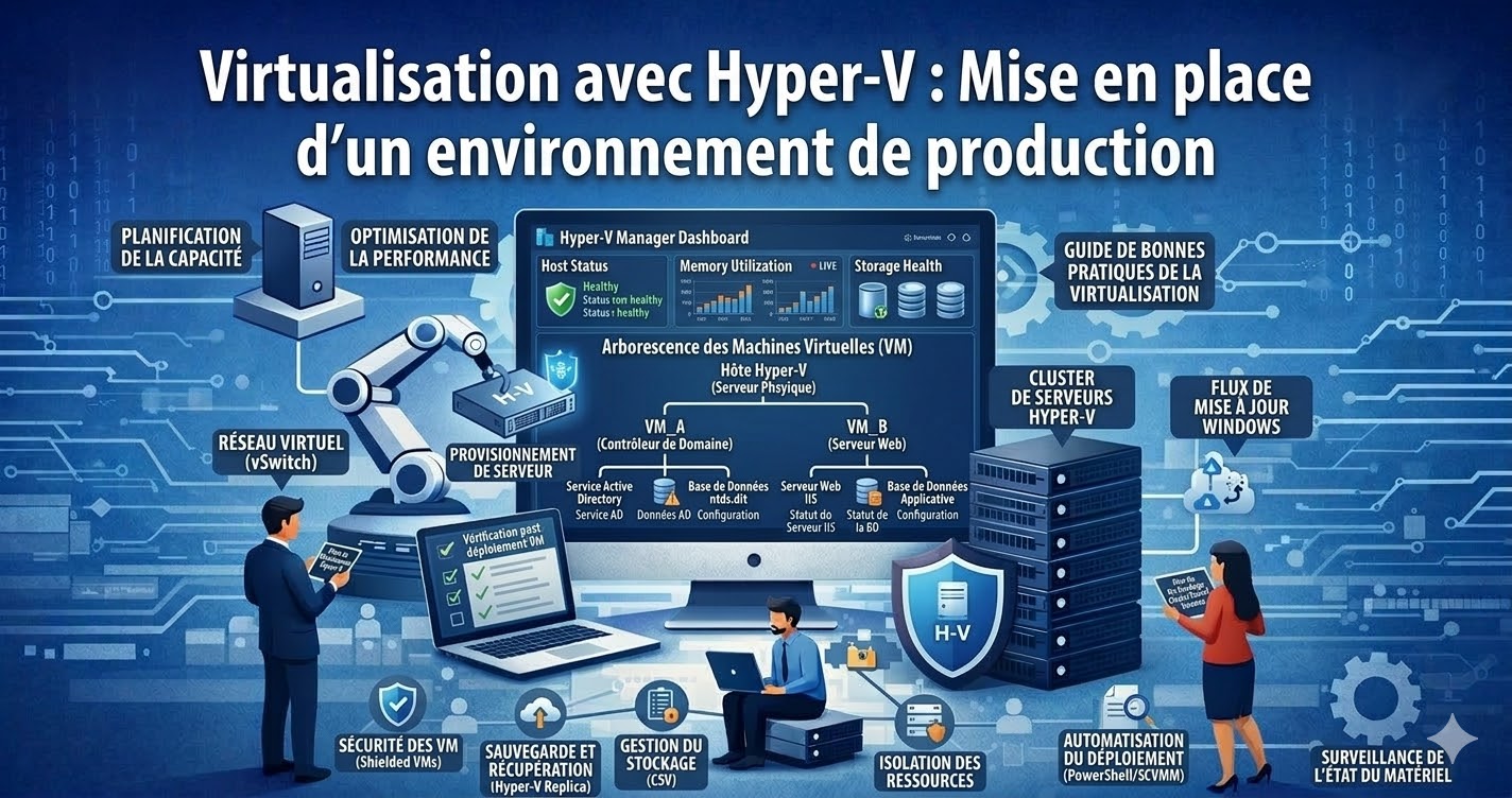 Virtualisation avec Hyper-V : Mise en place d'un environnement de production