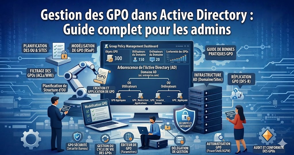 Gestion des GPO dans Active Directory : Guide complet pour les admins