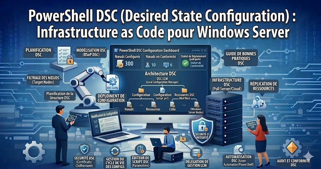 PowerShell DSC (Desired State Configuration) : Infrastructure as Code pour Windows Server